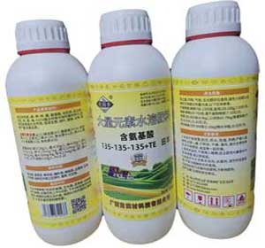 实润丰大量元素水溶肥料田丰135-135-135+TE含氨基酸型水剂