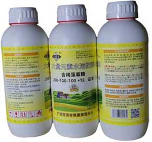 实润丰大量元素水溶肥料田丰200-100-100+TE含褐藻寡糖型水剂